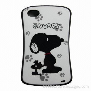 TPU Phone Case with Cartoon Pictures, Suitable for iPhone 4